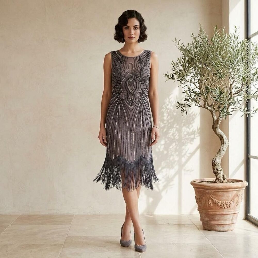 Aidan-mattox Women's Grey and Black Dress